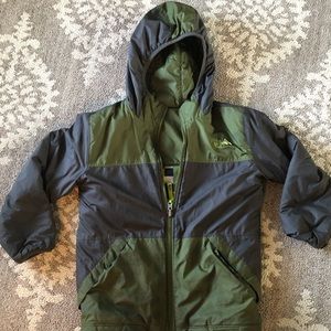 Boys North Face Reversible Coat Size 7/8